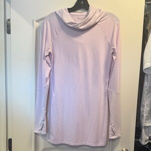 Athleta Soft Pink Hooded Top